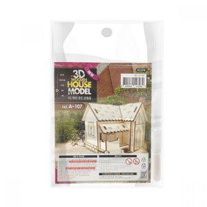 나무 3D A107 집 만들기 조립 세트 재료 수업 미술 키