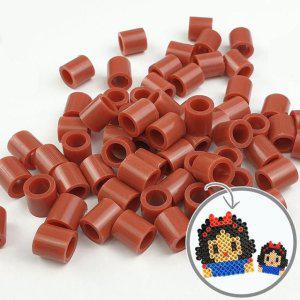 젤리빅비즈 단품 공예 100P 갈색 비즈공예 젤리비즈