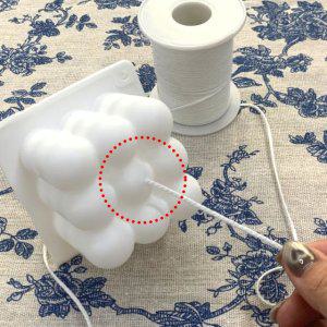 만들기 캔들재료 60m 양초심지 향초 면심지 심지 양초