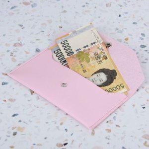 고급형 용돈봉투 핑크 가죽 명절용봉투 용봉투 세뱃봉