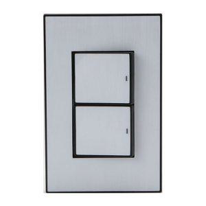 2구1로 스위치 블랙 데코 1구콘센트 스마트스위치 전