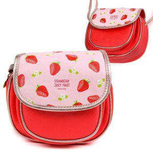 크로스백 딸기 포켓 커버 후르츠 공주님핸드백 여아핸