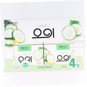 동산 싱싱한 오이비누 4개입