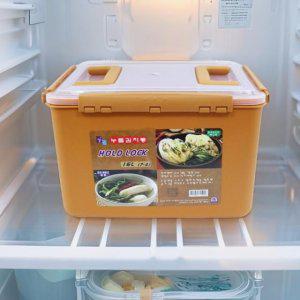 황토 누름 김치통 16L 7-2호 MH-25