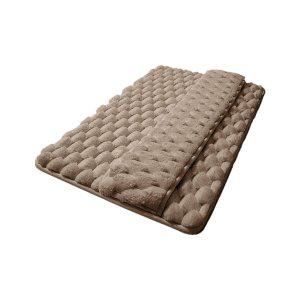 발등 건조 메모리폼 미끄럼방지 발매트 60x40cm 브라운