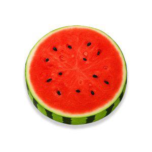 푹신한 원형 과일 방석 쿠션 36cm 수박