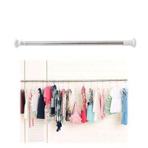 다용도 압축봉-대(약141~197cm) 파이프 행거 옷걸이봉