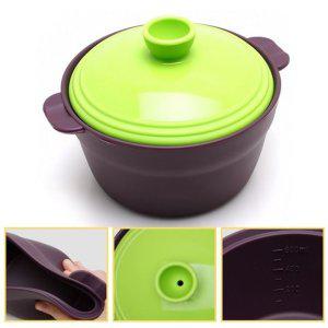 실리콘 계란 찜기(약14.8x7.3cm)-그린 용량표시