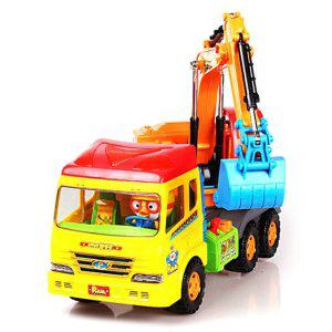 바니랜드 자동차장난감 뽀로로 전동 포크레인 트럭 중장비 장난감