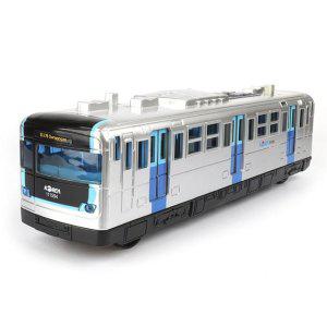 바니랜드 지하철놀이 서울 지하철 4호선 (스카이블루) 기차 장난감