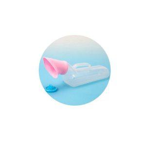 휴대용 간이 소변기 실버D 여성용 소변 통 편리한 이동용