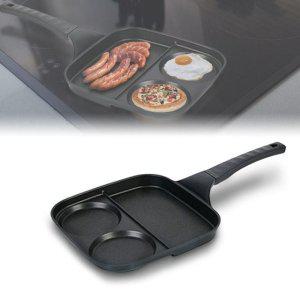 나눔용 에그팬 멀티 캠핑팬 사각팬 주방용 다용도 팬