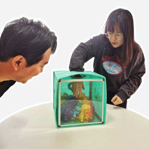 JL매직 아크릴 추첨함 랜덤박스 투명 뽑기상자 뽑기통 응모함 대형 박스 장난감 상자