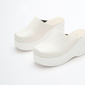 9cm 상굽 한복신발 미장원 통굽 키높이 앞막힘슬리퍼