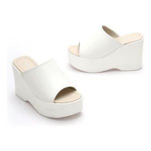 앞트임 9cm 통굽슬리퍼 한복슬리퍼 미장원 키높이