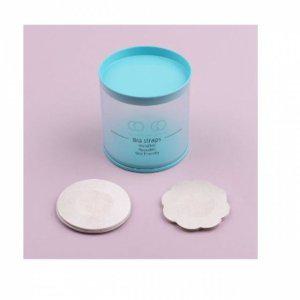 패치 셔츠 얇은옷 유두 플라워형 소프트 니플밴