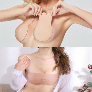세트 탄력 가슴 테이프 수영복패드 벌어진 비키