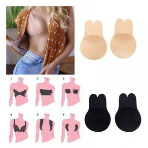 가슴 탄력 브라 실리콘브라 토끼브라 패드 세트