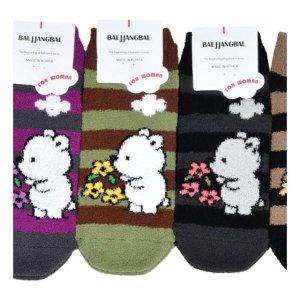 여성 폭신 수면 스니커즈 발목 양말 (5켤레임의배송) SW0058