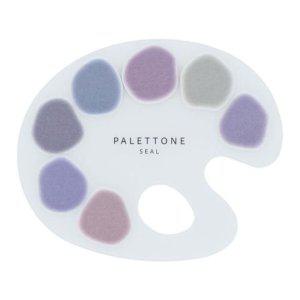 물감파렛트 씰스티커 엔티크 플라워 데코스티커 반투명 꾸미기스티커 다꾸용 캐릭터문구세트