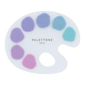 물감파렛트 씰스티커 반짝반짝 호박당 데코스티커 반투명 꾸미기스티커 다꾸용 캐릭터문구세트