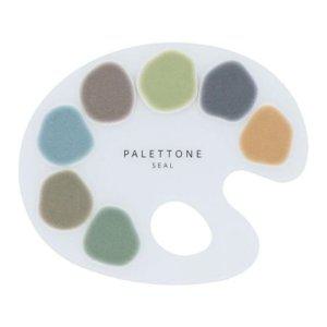 물감파렛트 씰스티커 시적인 해바라기 데코스티커 반투명 꾸미기스티커 다꾸용 캐릭터문구세트