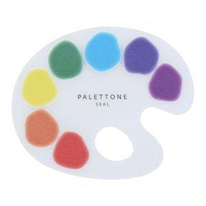 물감파렛트 씰스티커 시작의 물감 데코스티커 반투명 꾸미기스티커 다꾸용 캐릭터문구세트