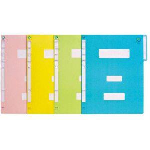 종이파일 정보화일(지네발) 분홍 F4342(10개 묶음)