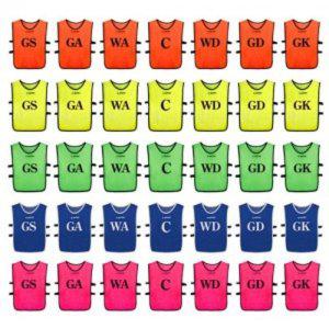 1팀당 유니폼 세트 넷볼 7벌 팀조끼 스타 스