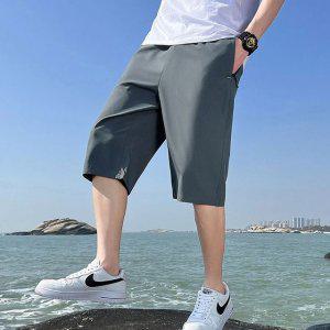 아이스바지 운동복 트레이닝 반바지 작업바지 남