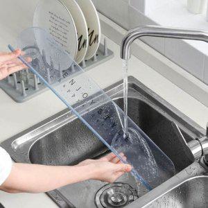 물튀김방지 씽크대물막이 물받이 씽크대가림막 워터팬스 설거지가림막