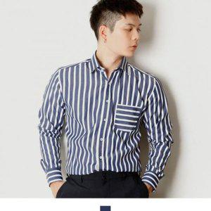 킹스맨 긴팔셔츠 스트라이프셔츠 셔츠 스트라이프