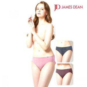 여성 제임스딘 3매입 네모팬티 인견팬티 노라인