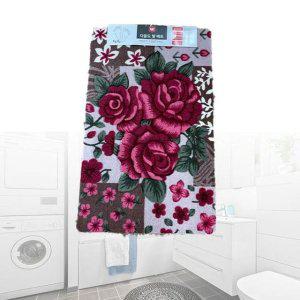 주방러그 호텔 화장실 발매트 현관발 W 장미 발매트