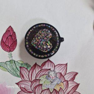 천년 자개 하트 거울 미러 스마트톡