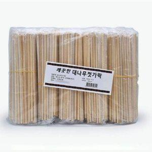 깨끗한 나무 젓가락 소풍 일회용 대나무 젓가락 500p