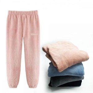 수면 극세사 천사 홈웨어 바지 여자 여성 잠옷