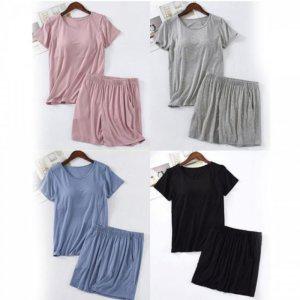 기본 세트 홈웨어 수면 할머니속바지 상하의 내