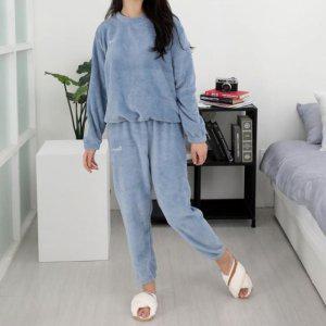 겨울잠옷 겨울바지 남자수면바지 상하세트 극세사