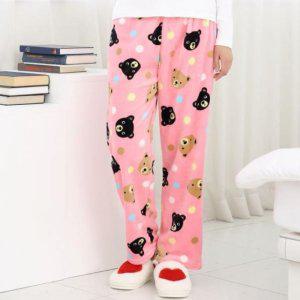 수면바지 곰돌이핑크 잠옷세트 남여공용 겨울잠옷