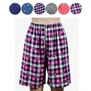 레이온소재 파자마반바지 여성파자마 5부 파자마