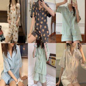 냉감 파자마 인견잠옷 캐릭터잠옷 귀여운커플잠옷