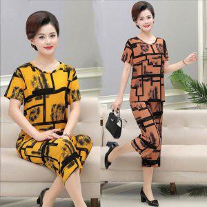 냉장고 빅사이즈원피스 여성 엄마옷 여름원피스