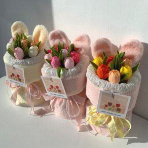 토끼인형꽃다발 유치원 학예회 재롱잔치 졸업식