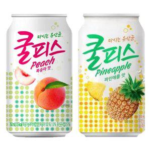 동원 쿨피스 350ml 복숭아24캔+파인애플24캔(총48캔입)