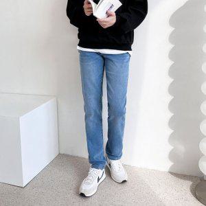 일자청바지 스판청바지 남자빅사이즈스판슬림일자라