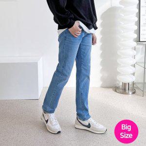800-44 스판청바지 남자빅사이즈스판슬림일자