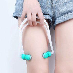 종아리 마사지기 허벅지 롤러 안마 도구 다리 마사지 기계 수동 용품