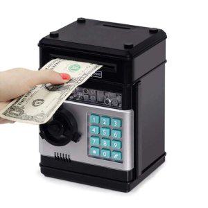 디지털 비밀번호 저금통 미니 금고 유아 어린이 돈 크리스마스 장난감 신기한 동전통