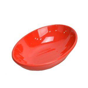 업소용 멜라민접시 김치볼 빨강색 반찬 휴게소 캠핑